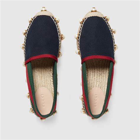 gucci linen espadrilles|gucci espadrilles for women.